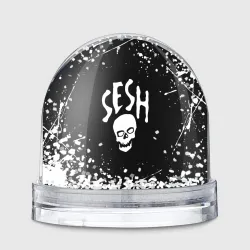 Игрушка Снежный шар Team Sesh Bones брызги красок