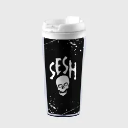 Термокружка-непроливайка Team Sesh Bones брызги красок