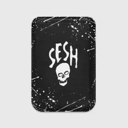 Картхолдер Magsafe магнитный Team Sesh Bones брызги красок