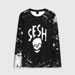 Мужской лонгслив 3D Team Sesh Bones брызги красок