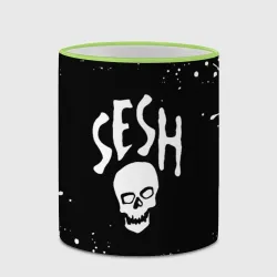 Кружка с полной запечаткой Team Sesh Bones брызги красок - фото 2