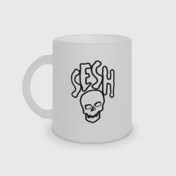 Кружка матовая стеклянная Team Sesh Bones 