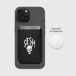 Картхолдер Magsafe магнитный Bones team sesh  - фото 2