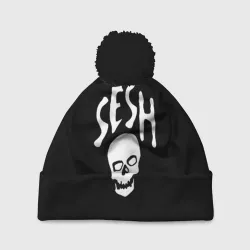 Шапка 3D c помпоном Bones team sesh 