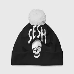 Шапка 3D c помпоном Bones team sesh 