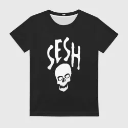 Женская футболка 3D Bones team sesh 