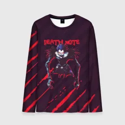Мужской лонгслив 3D Death Note Ryuk - царапины