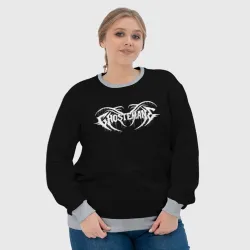 Женский свитшот 3D Ghostemane Меркурий знак на спине - фото 6