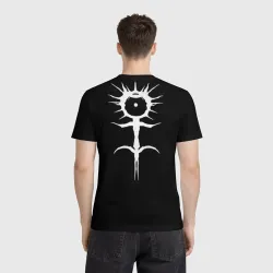 Мужская футболка 3D Ghostemane Меркурий знак на спине - фото 4