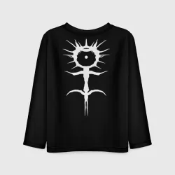 Детский лонгслив 3D Ghostemane Меркурий знак на спине