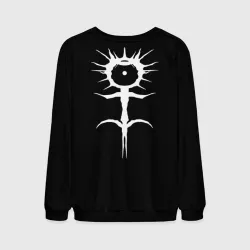 Мужской свитшот 3D Ghostemane Меркурий знак на спине