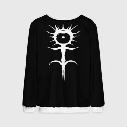 Мужской свитшот 3D Ghostemane Меркурий знак на спине