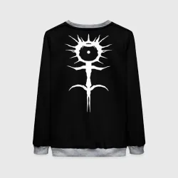Женский свитшот 3D Ghostemane Меркурий знак на спине - фото 2