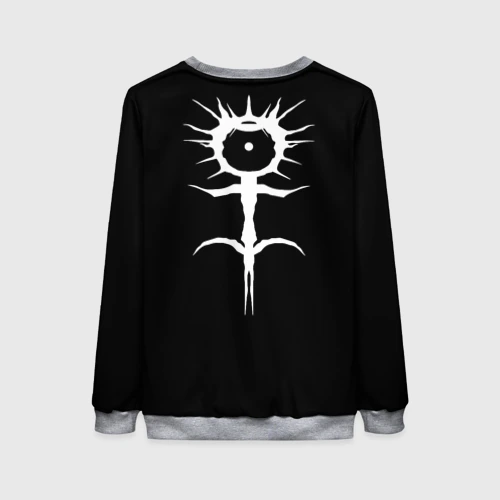 Женский свитшот 3D Ghostemane Меркурий знак на спине