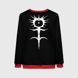 Женский свитшот 3D Ghostemane Меркурий знак на спине