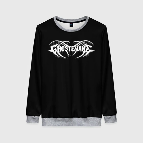 Женский свитшот 3D Ghostemane Меркурий знак на спине