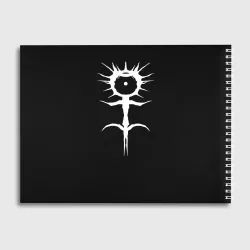Альбом для рисования Ghostemane Меркурий знак на спине