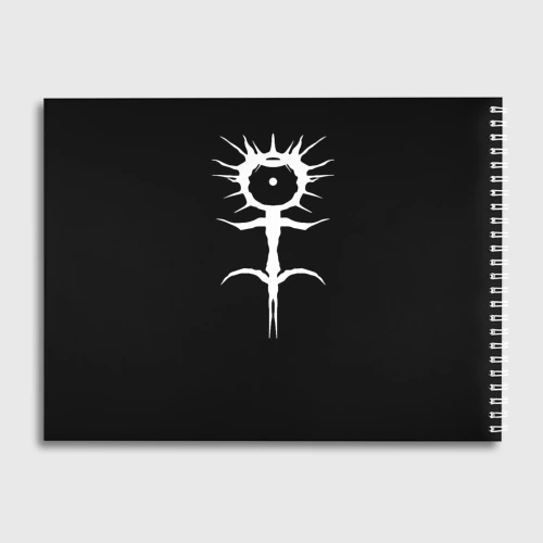 Альбом для рисования Ghostemane Меркурий знак на спине
