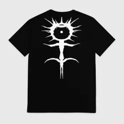 Мужская футболка 3D Ghostemane Меркурий знак на спине - фото 2