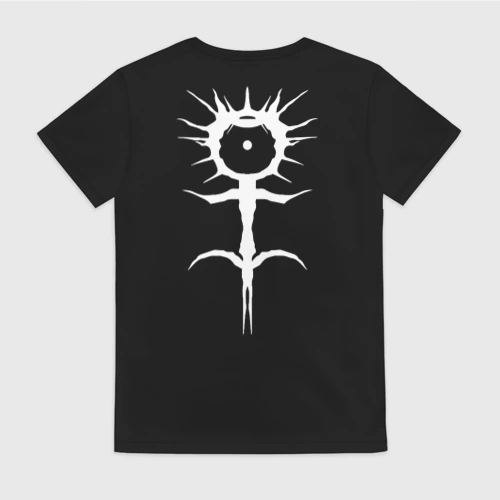 Женская футболка 3D Ghostemane Меркурий знак на спине
