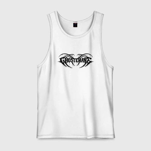 Мужская майка хлопок Ghostemane black logo