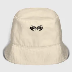 Мужская панама хлопок Ghostemane black logo