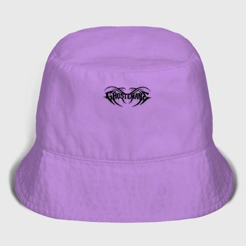Женская панама хлопок Ghostemane black logo
