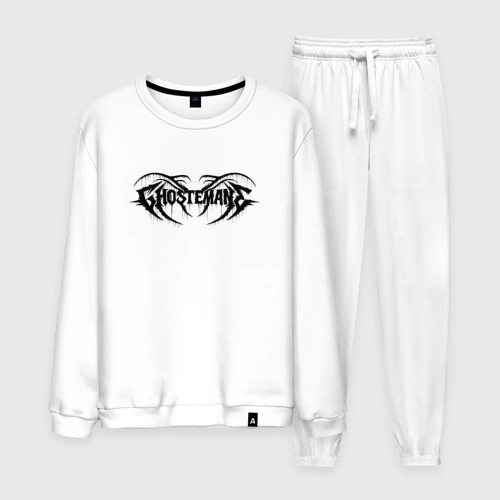 Мужской костюм хлопок Ghostemane black logo