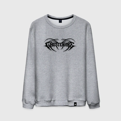 Мужской свитшот хлопок Ghostemane black logo