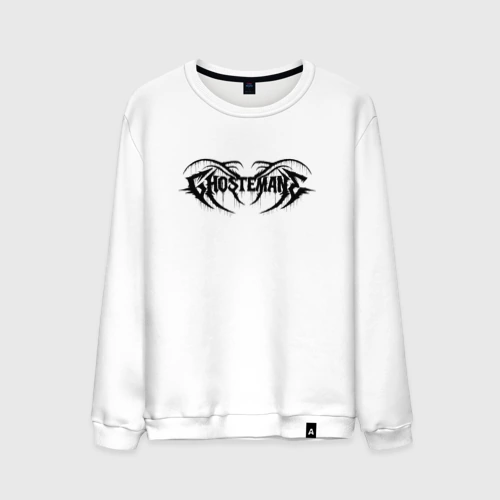 Мужской свитшот хлопок Ghostemane black logo