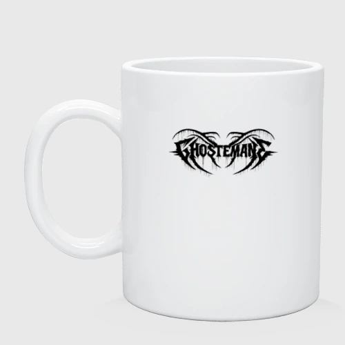 Кружка керамическая Ghostemane black logo