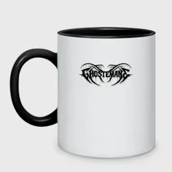 Кружка двухцветная Ghostemane black logo