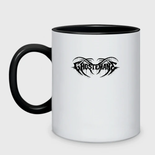 Кружка двухцветная Ghostemane black logo