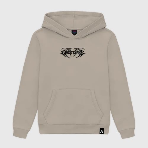 Мужская толстовка хлопок Ghostemane black logo