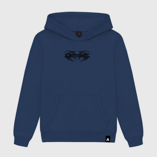Мужская толстовка хлопок Ghostemane black logo