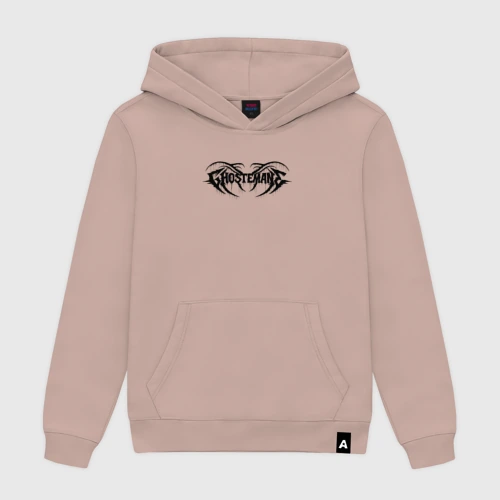 Мужская толстовка хлопок Ghostemane black logo