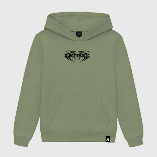 Мужская толстовка хлопок Ghostemane black logo