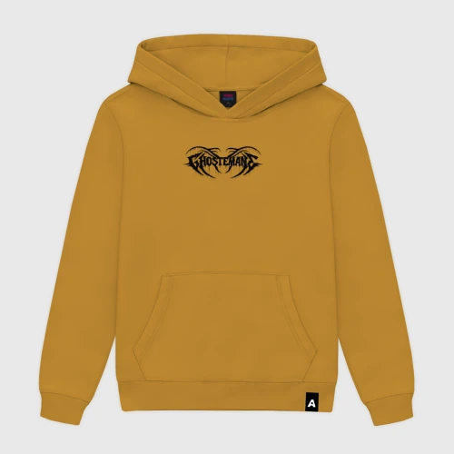 Женская толстовка хлопок Ghostemane black logo