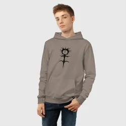 Детская толстовка хлопок Ghostemane mercury symbol black - фото 5