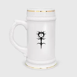 Кружка пивная Ghostemane mercury symbol black