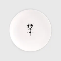 Тарелка Ghostemane mercury symbol black