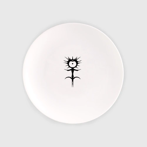 Тарелка Ghostemane mercury symbol black