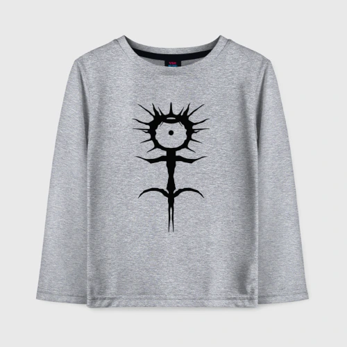 Детский лонгслив хлопок Ghostemane mercury symbol black