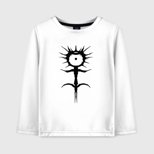 Детский лонгслив хлопок Ghostemane mercury symbol black