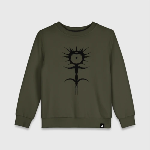 Детский свитшот хлопок Ghostemane mercury symbol black