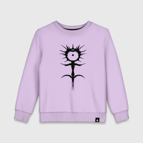 Детский свитшот хлопок Ghostemane mercury symbol black