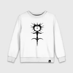Детский свитшот хлопок Ghostemane mercury symbol black