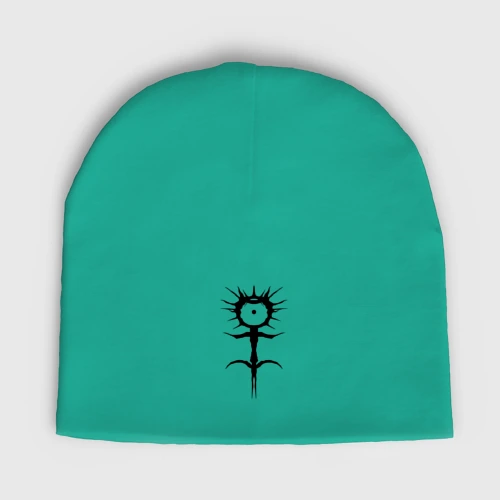 Детская шапка демисезонная Ghostemane mercury symbol black