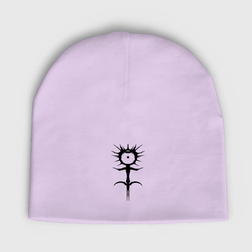 Детская шапка демисезонная Ghostemane mercury symbol black