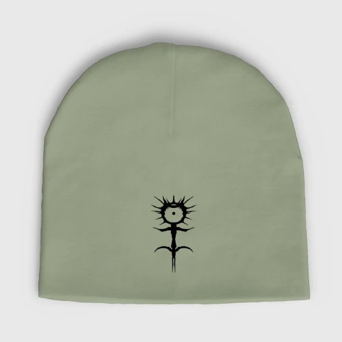 Детская шапка демисезонная Ghostemane mercury symbol black